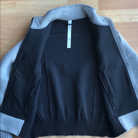 Lululemon Bomber Jacket in Grey - Picture 3 of 9
